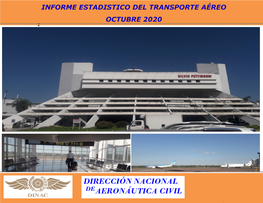 Informe Estadistico Del Transporte Aéreo Octubre 2020 -.: DINAC