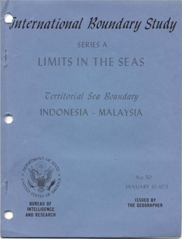 Indonesia & Malaysia Territorial Sea Boundary