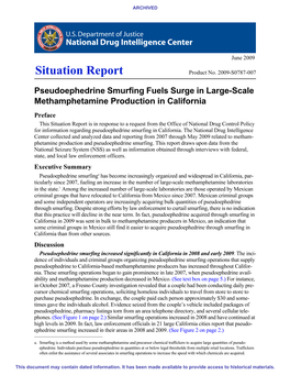 Pseudoephedrine Smurfing Fuels Surge in Large-Scale