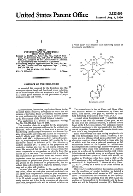 United States Patent Office Patented Aug