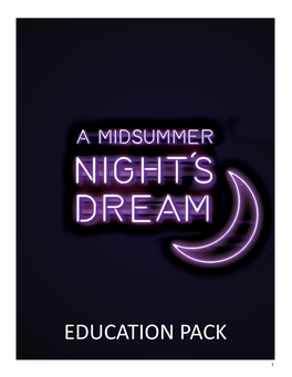 A Midsummer Night's Dream Education Pack