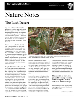 2009Nature Notes Vol. 9, No. 3 RH Final.Pub