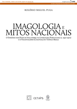 Imagologia E Mitos Nacionais O Episódio Dos Doze De Inglaterra Na Literatura Portuguesa (C