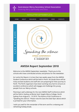 AMSSA Newsletter