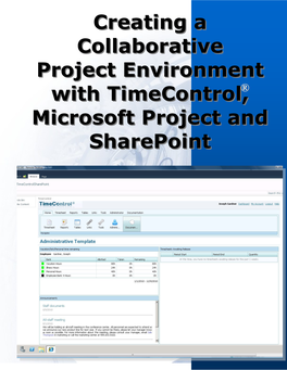 Integrating Timecontrol, Microsoft Project and Sharepoint