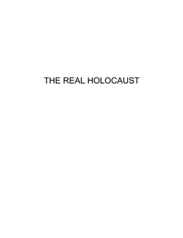 The Real Holocaust
