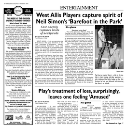 West Allis Players Capture Spirit of Neil Simon's