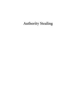 Authority Stealing 00A Adebanwi Fmt 11/23/11 12:01 PM Page Ii