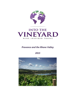 Provence and the Rhone Valley 2015