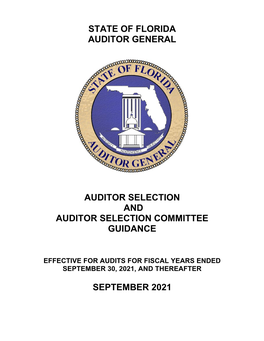 Auditor Selection Guidance 2020
