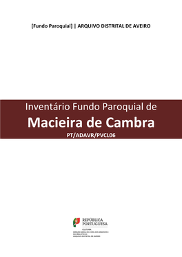 Macieira De Cambra PT/ADAVR/PVCL06