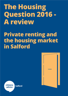 The Housing Question 2016 - a Review