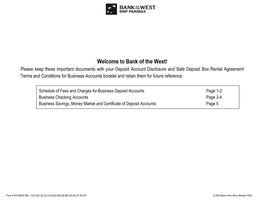 Schedule of Fees and Charges