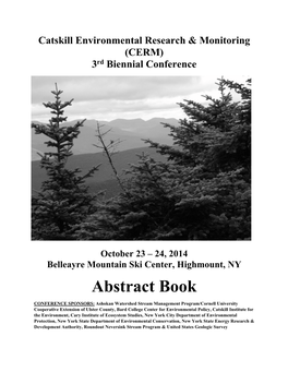 2014 CERM Presentation Abstracts