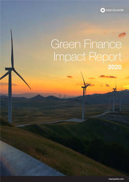 Macquarie Green Finance Impact Report