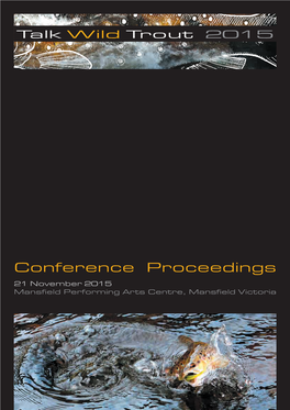 Talk Wild Trout Conference Proceedings 2015