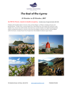 The Best of the Azores