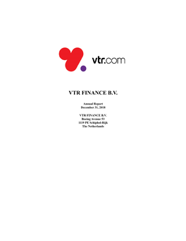 Vtr Finance Bv