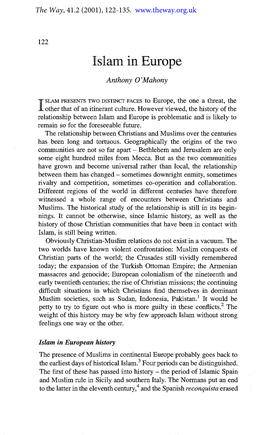 Islam in Europe