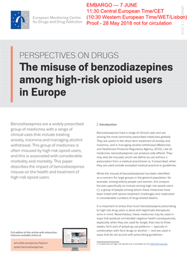 The Misuse of Benzodiazepines Among High-Risk Opioid Users in Europe