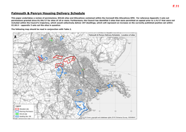 Falmouth & Penryn Housing Delivery Schedule