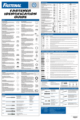 Fastener Identification Guide • 4.13 KM • Printed in the USA