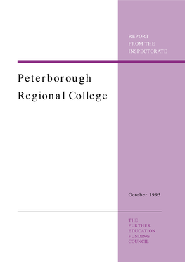 Peterborough Regional College