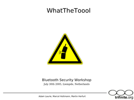 Bluetooth Hacking