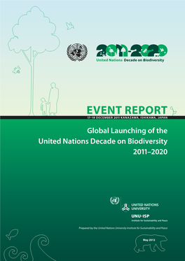 Event Report: Global Launching of the United Nations Decade On