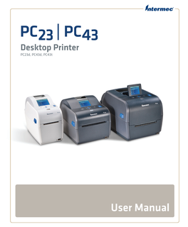 PC23 and PC43 Desktop Printer User Manual Document Change Record This Page Records Changes to This Document