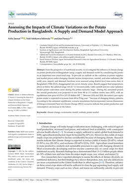 Assessing the Impacts of Climate Variations on the Potato Production in Bangladesh: a Supply and Demand Model Approach