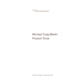 Michael Craig-Martin Present Tense