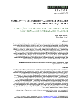 Comparative Compatibility Assessment on Reused Iranian Houses from Qajar Era