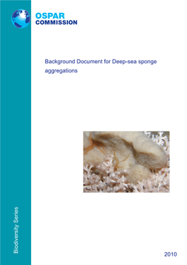 Background Document for Deep-Sea Sponge Aggregations 2010