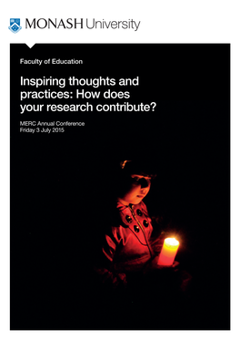 Inspiring Thoughts and Practices: How Does Your Research Contribute?