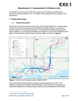 Attachment 4 – Assessment of Ontario Line