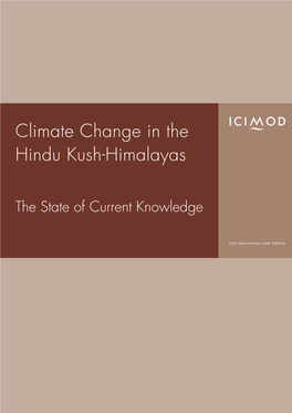 Climate Change in the Hindu Kush-Himalayas