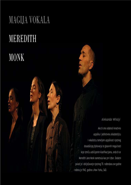 A. Mihalyi: Meredith Monkl, WAM Casopis, Recenzije, Glazba, Classical