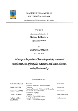 3-Deoxyanthocyanins : Chemical Synthesis, Structural Transformations, Affinity for Metal Ions and Serum Albumin, Antioxidant Activity