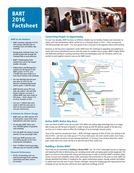 BART 2016 Factsheet