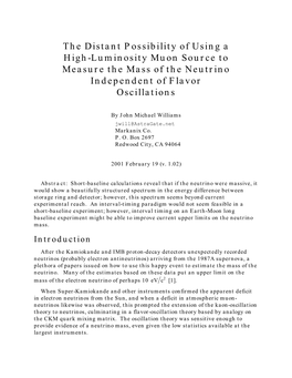 Muon Neutrino Mass Without Oscillations