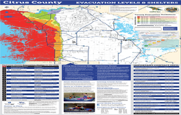 Citrus County EVACUATION LEVELS & SHELTERS