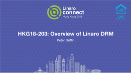 Overview of Linaro