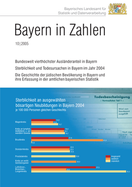 Sterblichkeit an Ausgewählten Bösartigen Neubildungen in Bayern 2002 Bis 2004 Tab