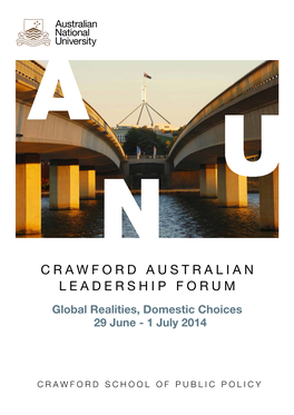 Crawford Australian Leadership Forum