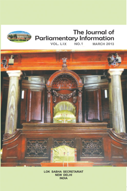 The Journal of Parliamentary Information