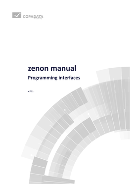 Zenon Manual Programming Interfaces