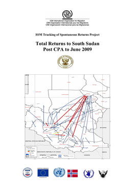 Total Returns to South Sudan Post CPA to June 2009