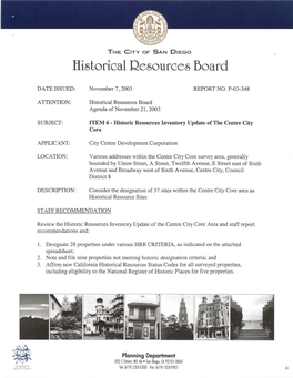 Historical Resources Board