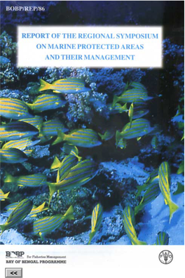 Bay of Bengal Programme Bobp/Rep/86 Report of the Regional Symposium on Marine Protected Areas and Their Management